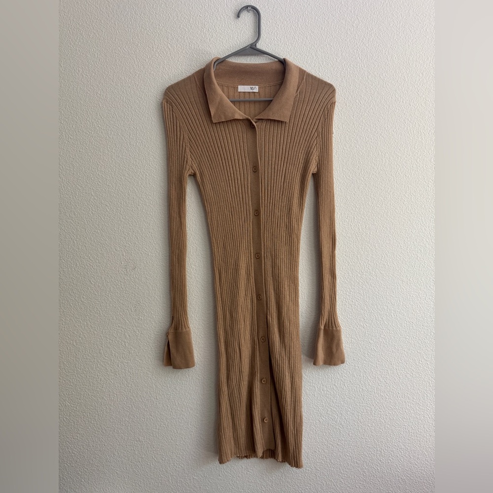 SABLYN ribbed cashmere sweater dress